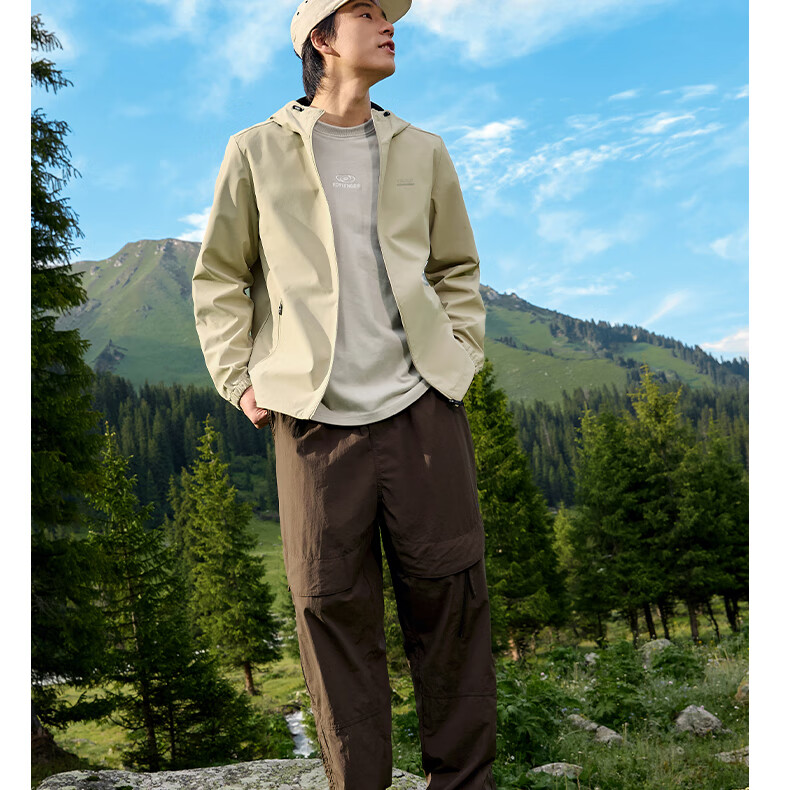 361° Men's Triple-Protection Jacket, Autumn Water-Repellent Sportswear, Casual Commuter Hooded Windbreaker, Outdoor Jacket 27