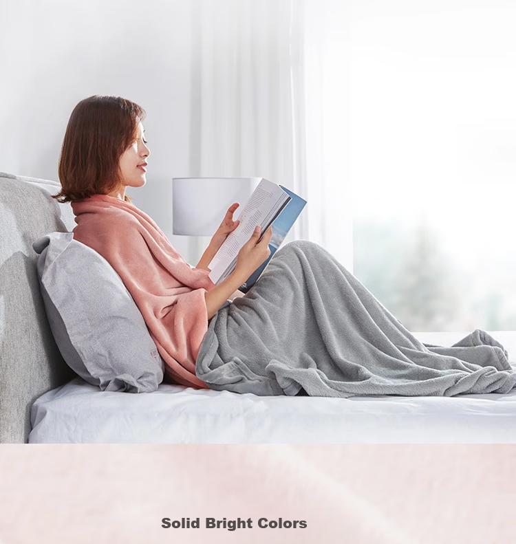 Wangyiyanxuan Blanket Throw, Flannel Cat Blanket, Office And Home Air Conditioning Blanket, Ocean Blue-Gray 150*200cm 8
