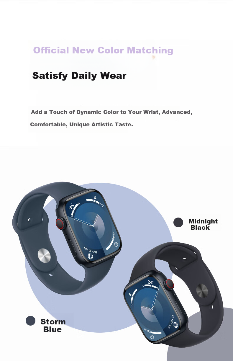 Mashi Compatible with Apple Watch Bands for Apple Watch/Ultra4/3/2/iWatch S12/11/10/9/8/7/6/SE, Sports Silicone Skin-Friendly Autumn And Winter Wristband 9