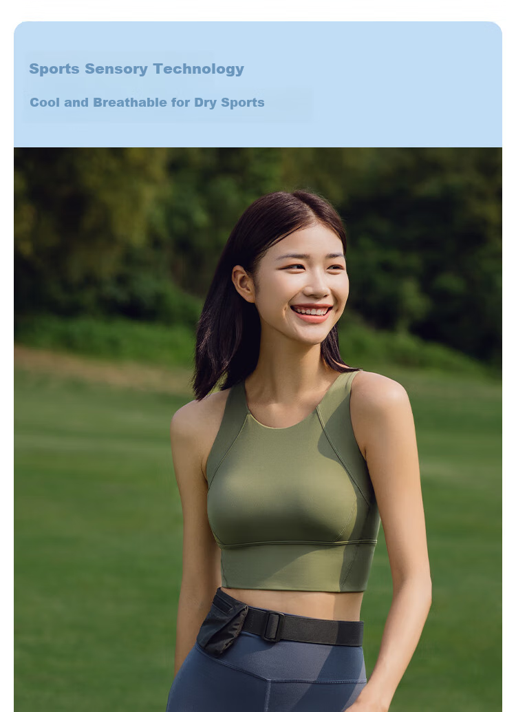 Beneunder Sports Bra Tank Top for Women, High-Intensity Running, Shock-Absorbing, Anti-Sagging Bra, Yoga Wear, Bra Can Be Worn As Outerwear 10