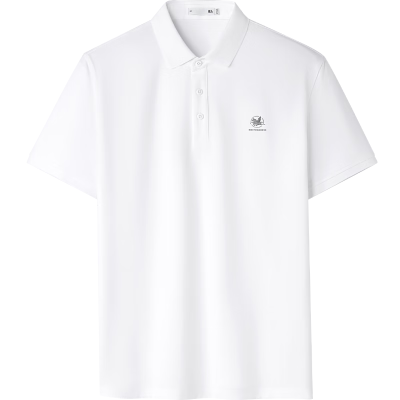 HLA Hailan Home Men's Short Sleeve Polo Shirt 26 New Year of the Horse Dunhuang Series Cooling Short Sleeve Summer Shirt