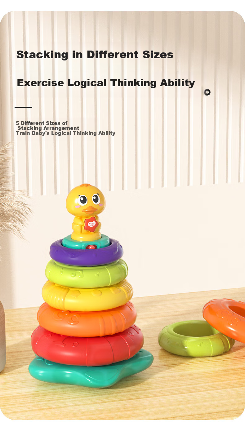 HuiLe Toys Montessori Busy Board Early Education Baby Toy for 1-3 Years Old Boys and Girls Birthday Gift 3