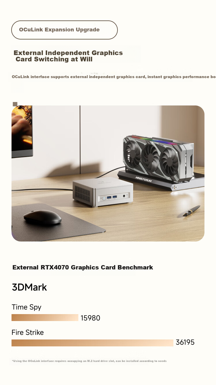 Mingfan New UM760 Plus Ryzen R5-7640HS Mini PC High-Performance 2.5G Ethernet Mini Desktop Office Gaming Computer 1