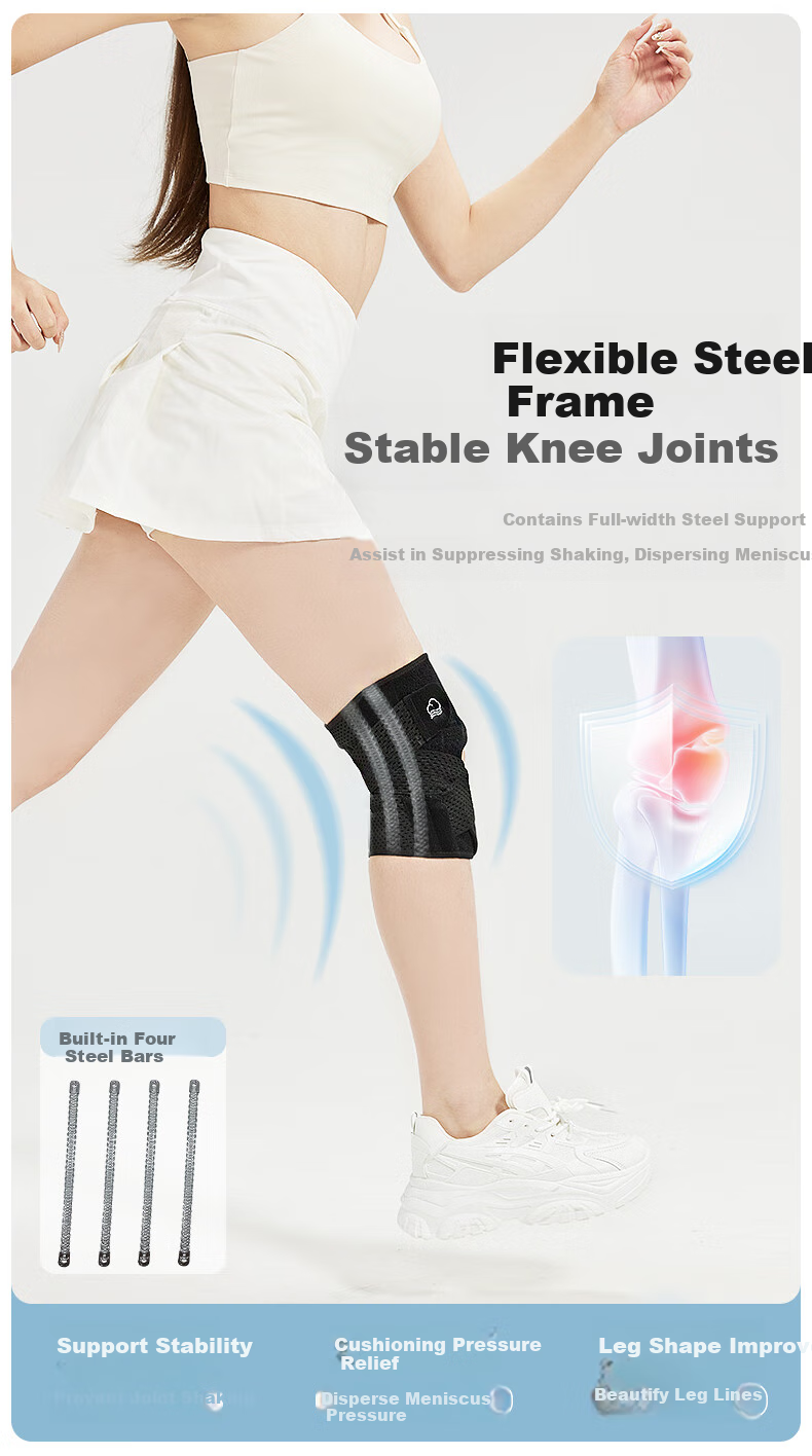 AURBOSHI Japanese Sports Knee Brace for Pain Relief, Synovitis, Joint Pain, Meniscus Injury, Medical Knee Support for Men And Women, Suitable for Hiking And Running 4
