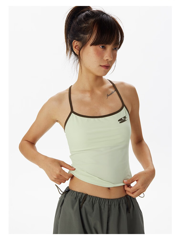 Crying Center CryingCenter 37.5™ Technology Sports Colorblock Waist-Cinching Tank Top Light Orange L 16