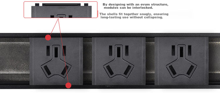 TOWE PDU Cabinet Socket, 3 Meters, 10A Distribution Power Strip Socket/power Board, Single Switch, Single Control, 6 Outlets, National Standard 10