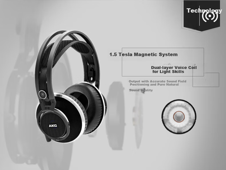 AKG K812 Headphones, Reference-Grade Tuned Headphones for Music Mastering And Monitoring 3