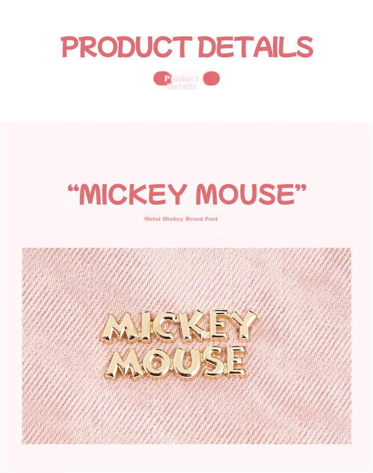Disney Handbag, Women's Shoulder Crossbody Bag, Mickey Mouse Bag, Basket Bag, Gift Box Packaging, Birthday Present for Wome 7