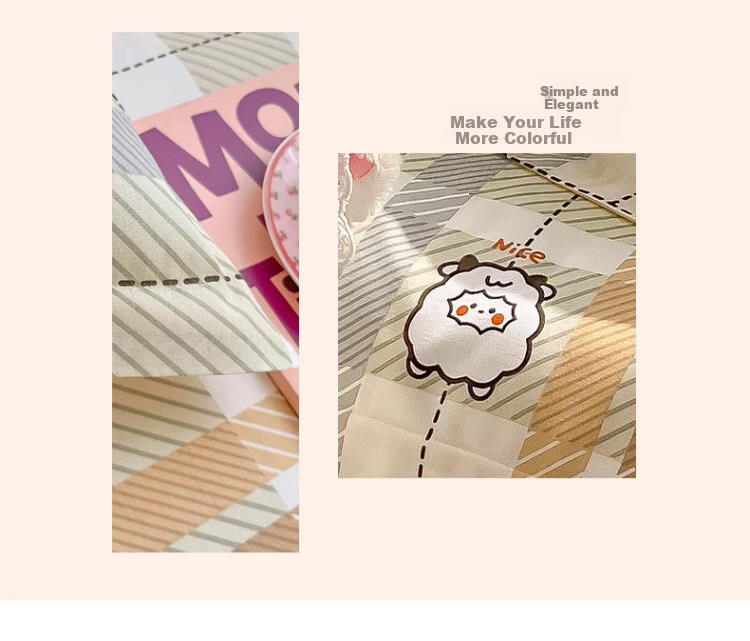 Wuyinliangpin, 100% Cotton Pillowcase, Xinjiang Long-Staple Cotton Pillow Cover, Pillowcase, 48x74cm, Set of Two, Sheep Patter 6