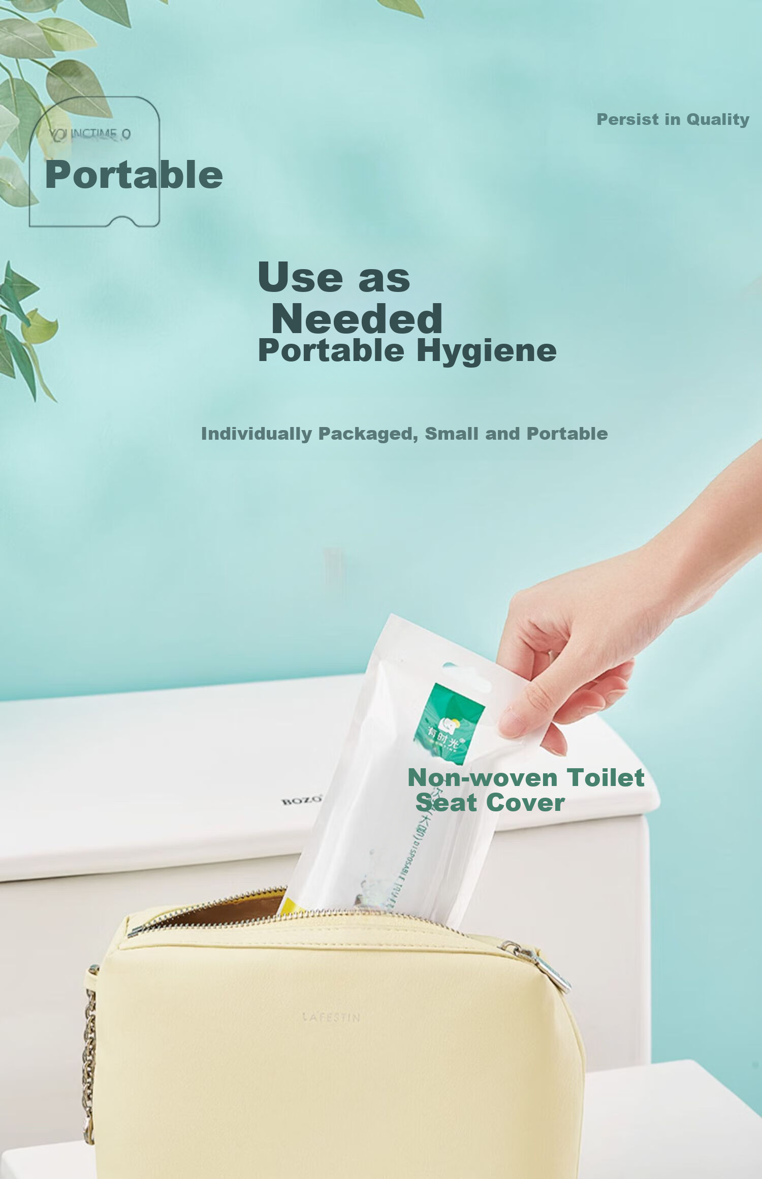 Youshiguang Disposable Toilet Seat Covers, Full Coverage In-Situ Paper Seat Cushions for Postpartum Women, Toilet Seat Protectors for Travel And Hotels, Pack of 10 6