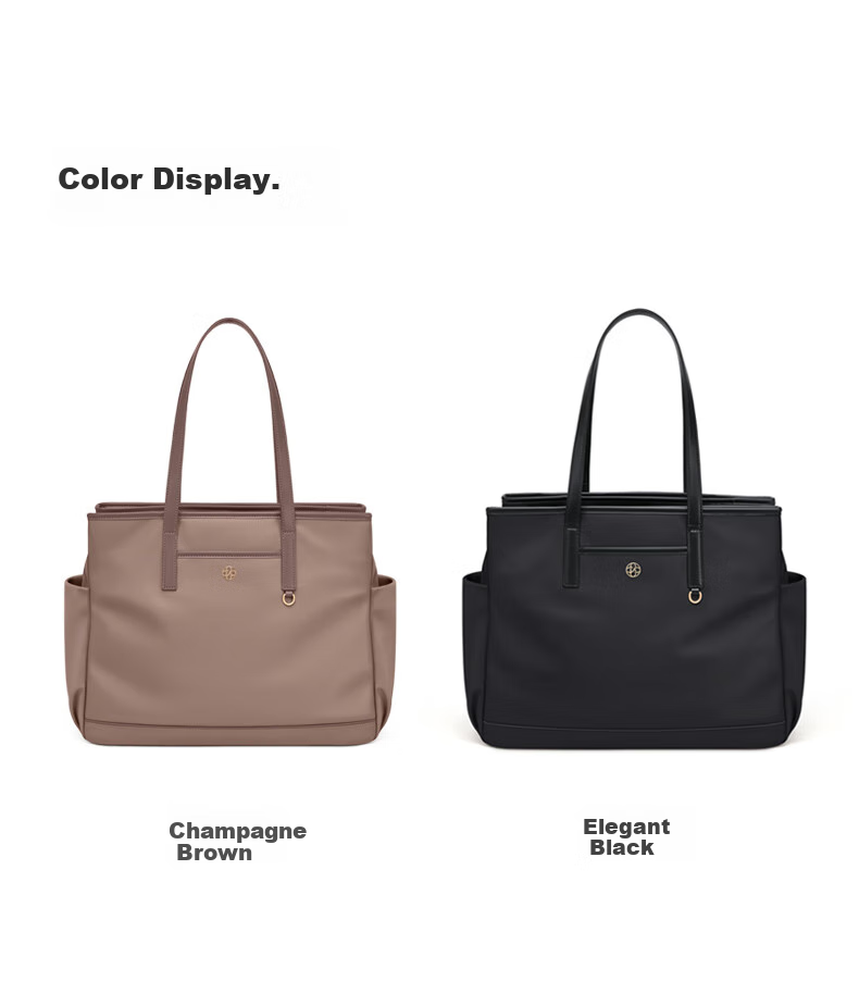 GOLF Shoulder Bag for Women, Three-Layer Large Capacity Tote Bag, 14-Inch Handheld Laptop Bag, Commuter Water-Resistant Bag, Women's Handbag 22