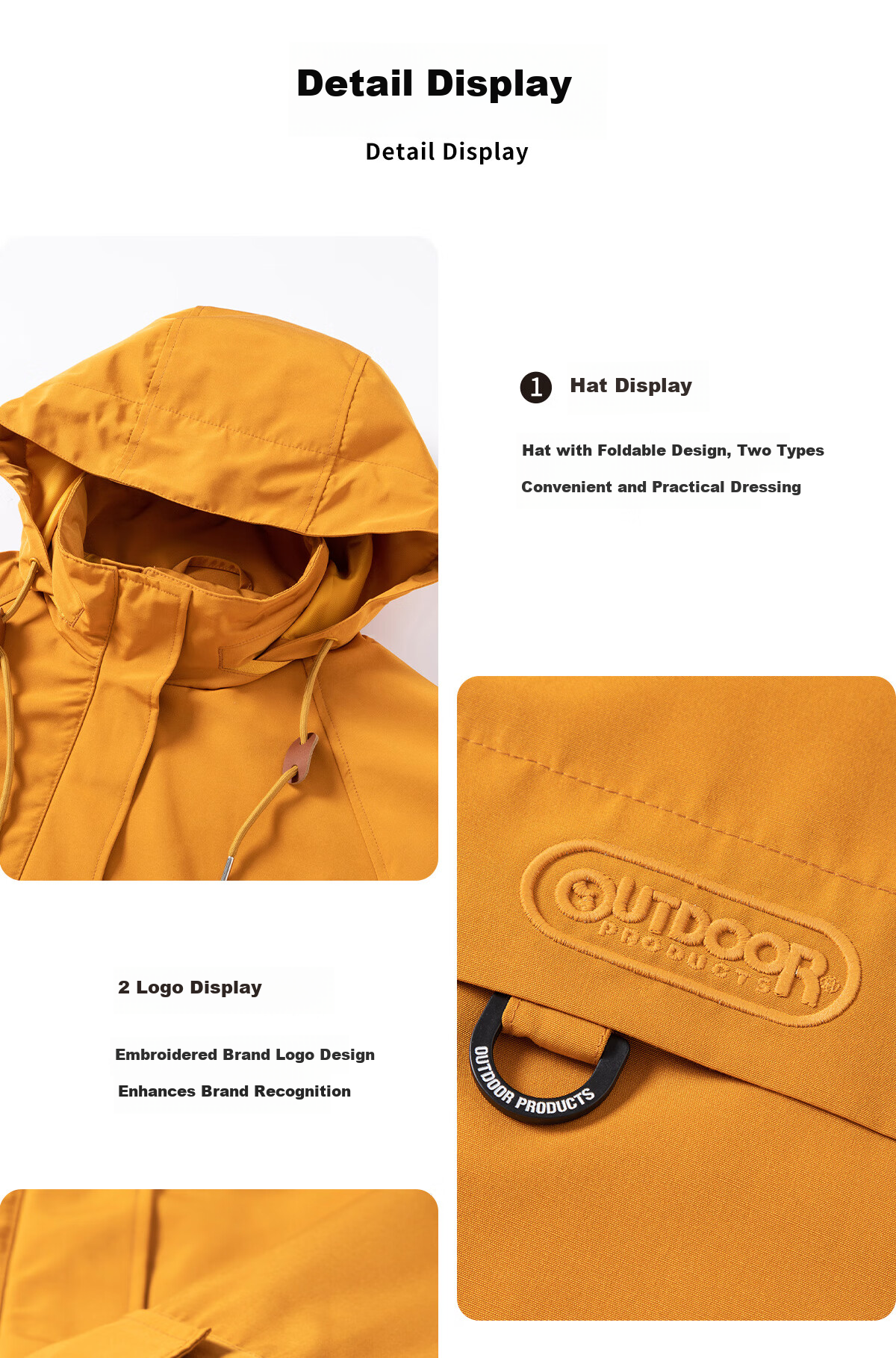 OUTDOOR PRODUCTS [Huangmeirou] Functional Three-In Fleece Jacket for Women, Windproof Coat, China Red 23