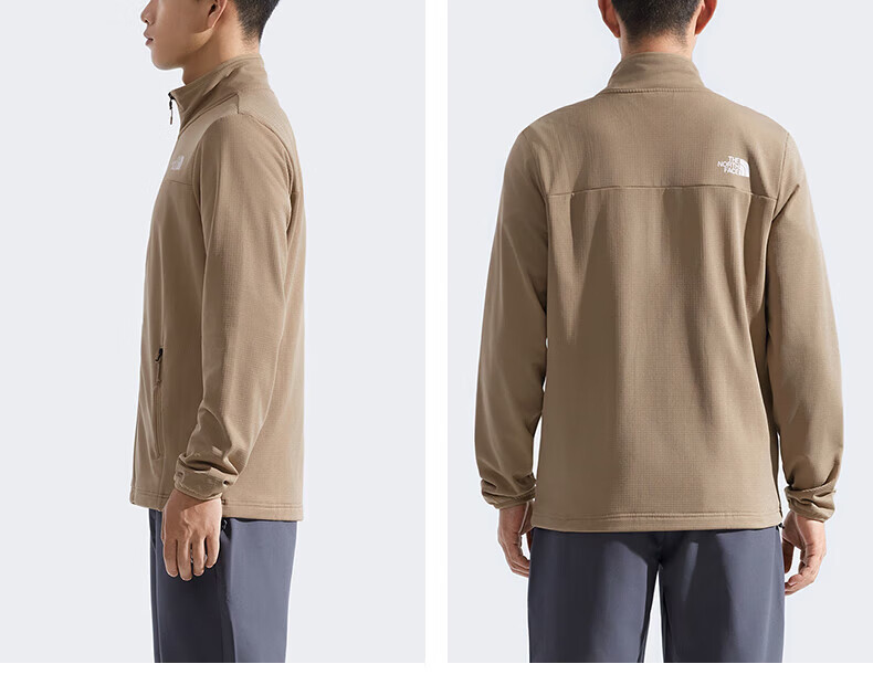 The North Face Men's Cedar Trail Autumn Outdoor Sports Casual Warm Fleece Stand Collar Jacket 8FJ2 3
