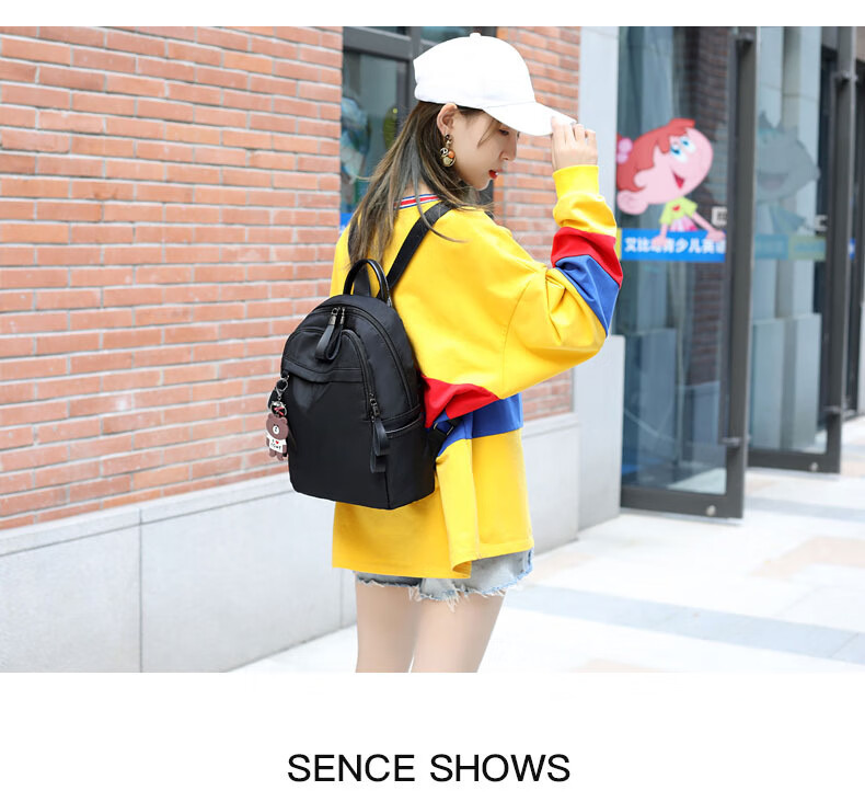 Lao Ren Tou Women's Large Capacity Backpack Shoulder Bag School Bag Sports Travel Bag Luxury Gift for Girlfriend 11