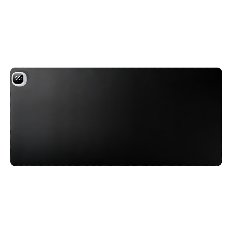 Deli Partition Heated Mouse Pad Heated Desk Mat Warm Desk Mat Extra Large Extended Heating Desk Mat Student Writing Desk Office Computer Desktop Electric Heating Pad Black 90*42cm