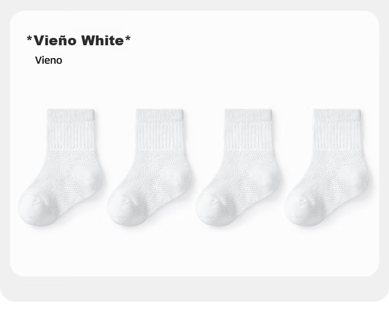 Beitaisi Baby Socks, Summer Thin Style, Newborn Breathable Mesh Socks, Mid-Calf Socks for Boys And Girls, Children's Socks 27