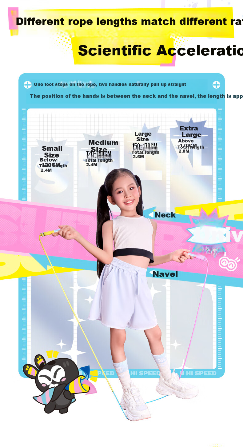 Shashi 2.0 PRO Newly Upgraded Speed Jump Rope for Primary School Students, Specially Designed for Speed Competition And Athletic Events 7