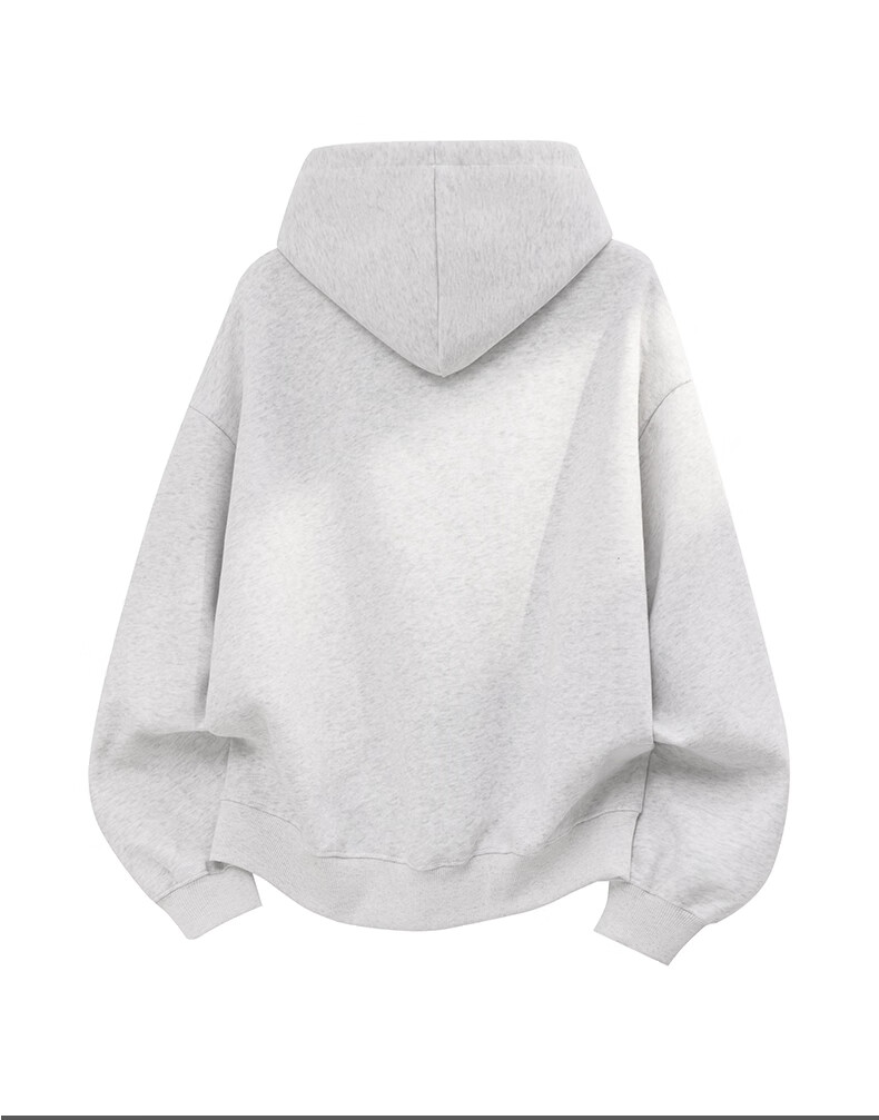 :CHOCOOLATE IT Heavyweight Hoodie Men Spring Autumn New American Style Casual Pullover Black XL 6