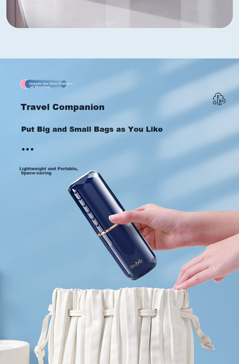 Etravel Travel Toiletry Set: Toothpaste, Toothbrush, Toiletry Cup, Toothbrush Cup, Portable Storage Box for Business Trips, Luxury 4-Piece Set 4