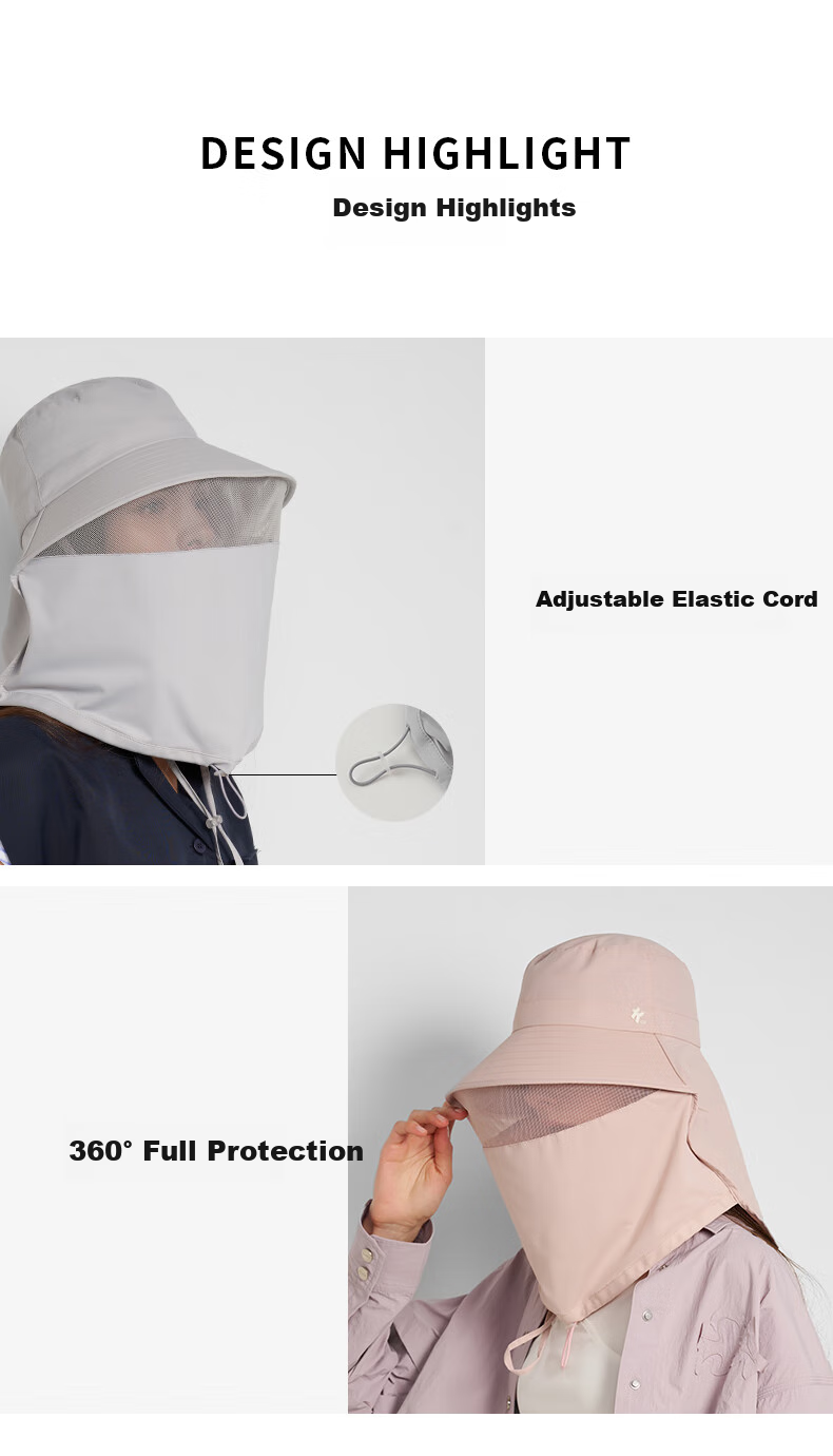 Kenmont Quick-Dry All-Round Sun Protection Hat for Women UV Protection Breathable Face Cover Foldable Outdoor Mosquito Repellent Sun Hat 6141 13