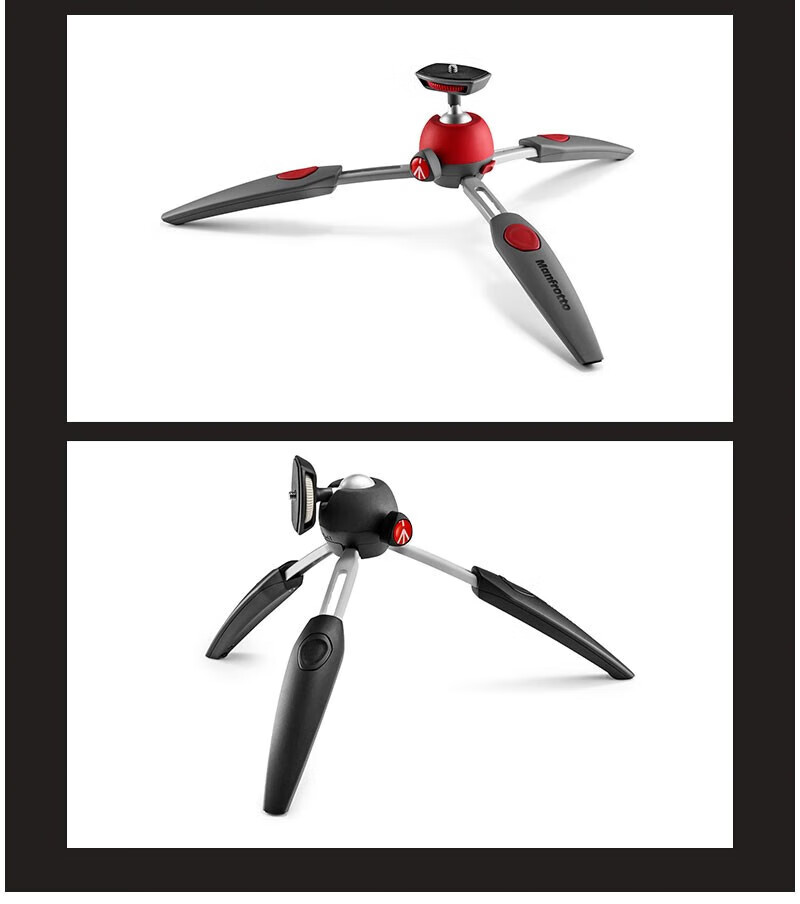 Manfrotto PIXI Series Mini Tripod for Mirrorless and Compact Cameras Desktop Portable Tripod MTPIXI-WH White 11