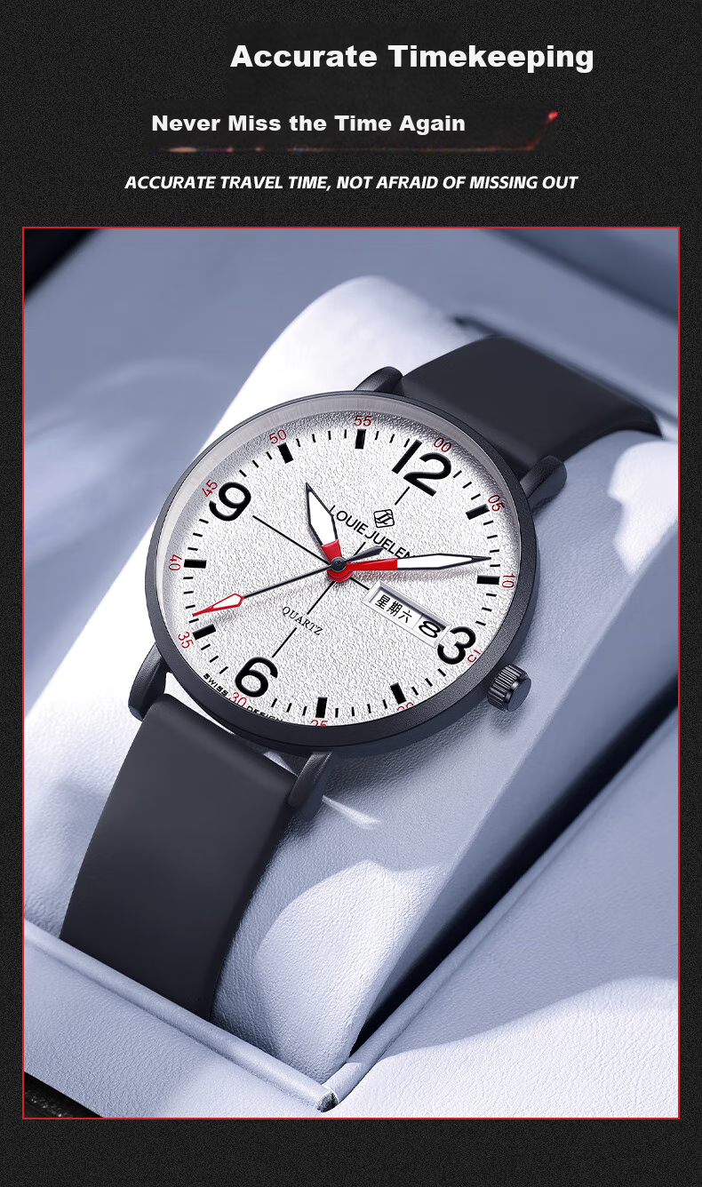 GEORGCOUNT Watch for Men, 2025 New Model, Specially Designed for Middle And High School Students' Exams, Suitable for Top Students, Civil Servants, Postgraduate Entrance Exams, Quiet Operatio 13
