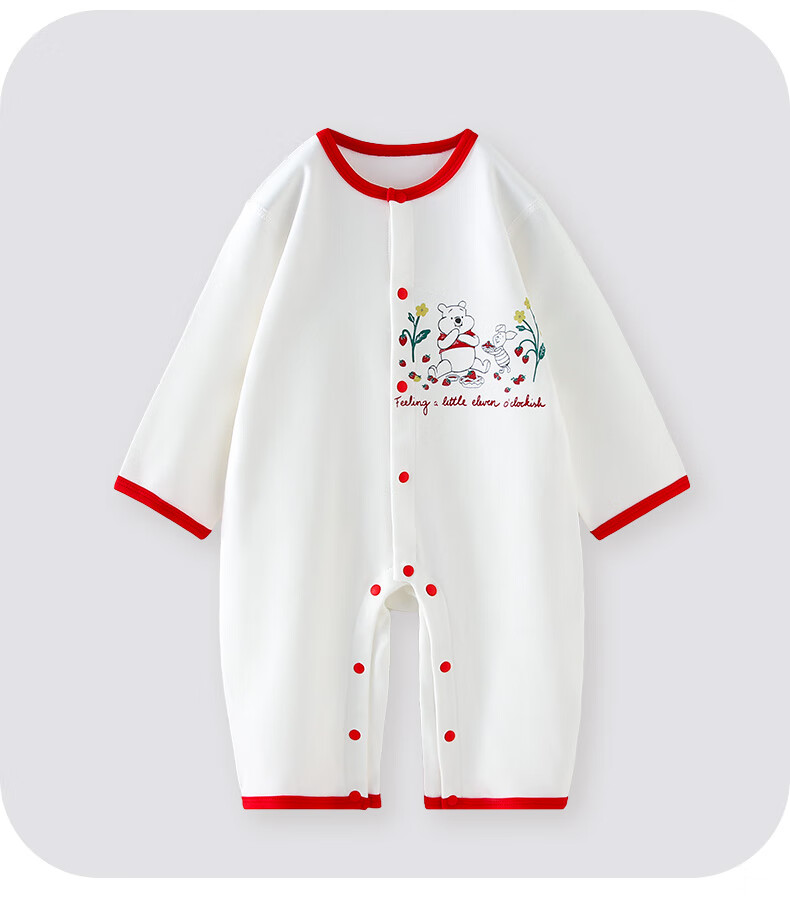 Disney Baby Newborn Romper Spring Autumn Cotton Crawling Suit A-Class Bodysuit Pajamas for Infants 8