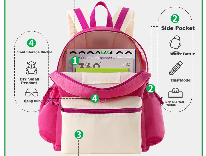 SHUKIKU Children's Lightweight Water-Resistant Backpack (Limited Edition), Dream Light Year S+ 13