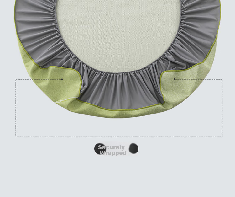 AiSleep Dual Temperature Sensing Zoned Class A Cool Silk Mat Double Size Three-Piece Set 180*200cm Qingyan Machine Washable Gift for Parents 13