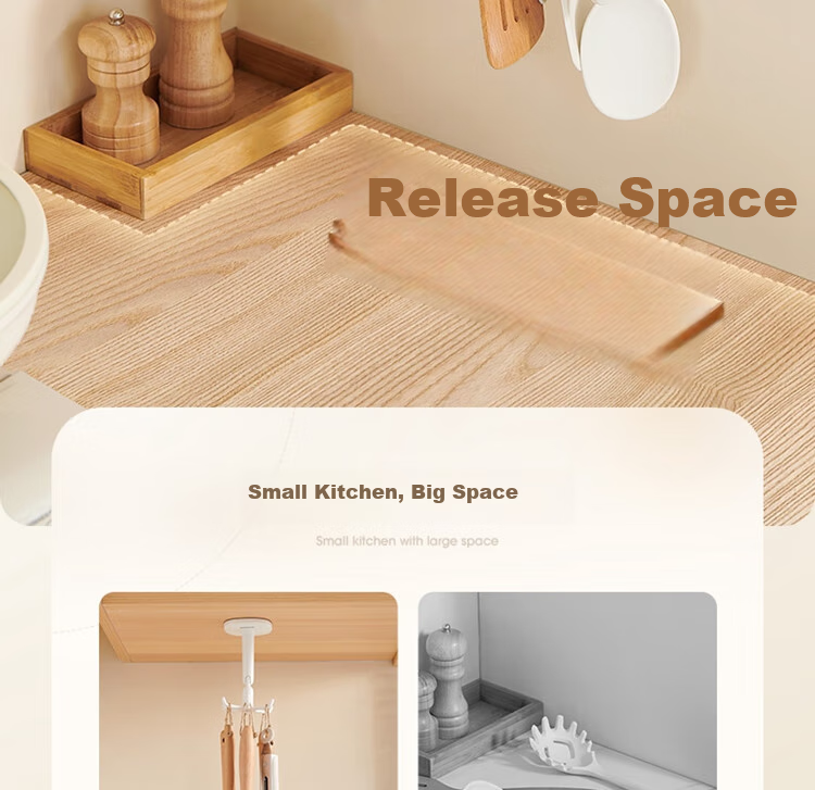 Ecoco Hook with Strong Adhesive, Hexagonal Rotating Design, No Drilling Required, Traceless Bathroom Kitchen Storage Hanger, Door-Back Hook 13