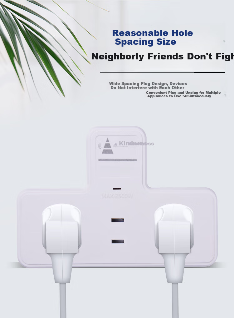 Cici Socket Adapter / Multi-Outlet Converter / Plug Adapter / Socket Extension / One-To Three Outlets Uncontrolled One-To Three Outlets H20 3