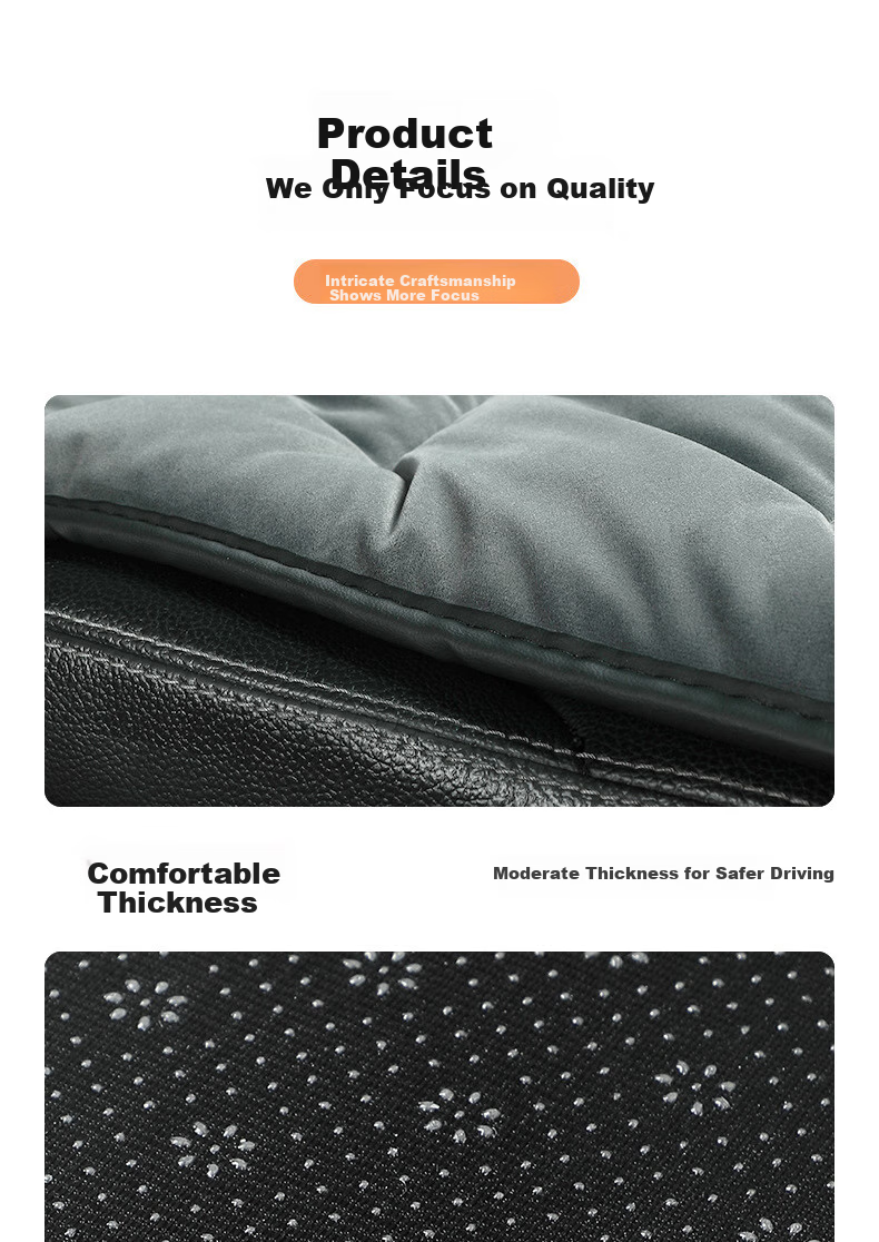 Dijialun Winter Car Seat Cushion, Thickened Warm Short Plush Seat Cover, All-Season Tatami, Office And Home Chair Pad 6