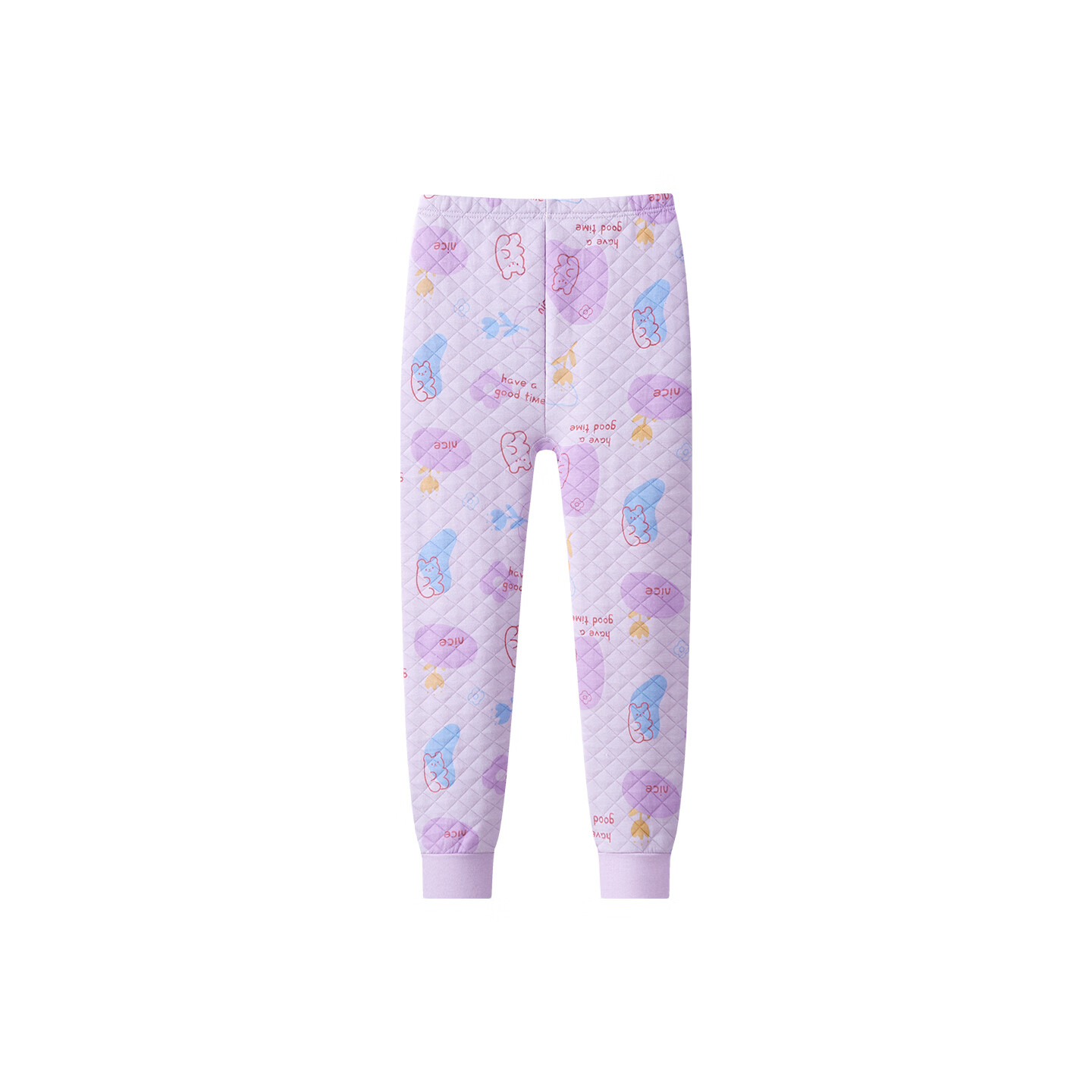 DEESHA Girls' Thick Autumn Winter Warm Lined Pants with Triple Cotton Layer and Thermal Lock, Children's School Uniform Essential
