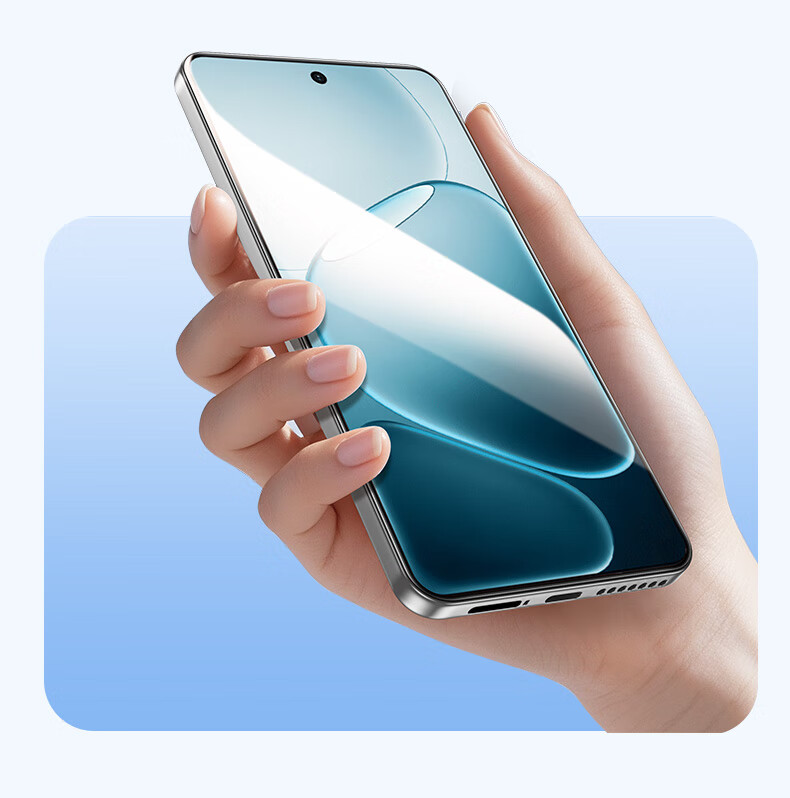 Langling [2-Pack] Tempered Glass Screen Protector for OPPO A6 GT, Full Coverage Ultra-Thin Clear Anti-Fingerprint Shockproof Phone Film 6