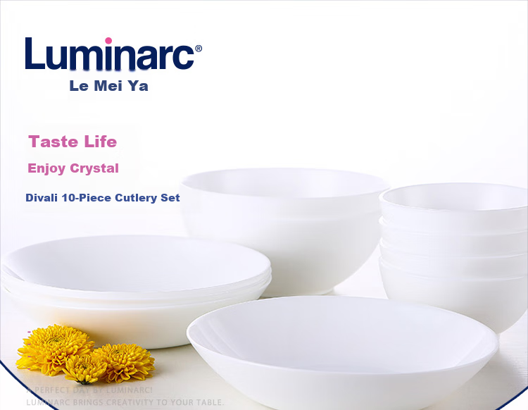 Luminarc Kids Dinnerware Set with Temperature-Sensitive Color-Changing Cup, Plate, Spoon 3-Piece Set - Kane Loli Bear 1