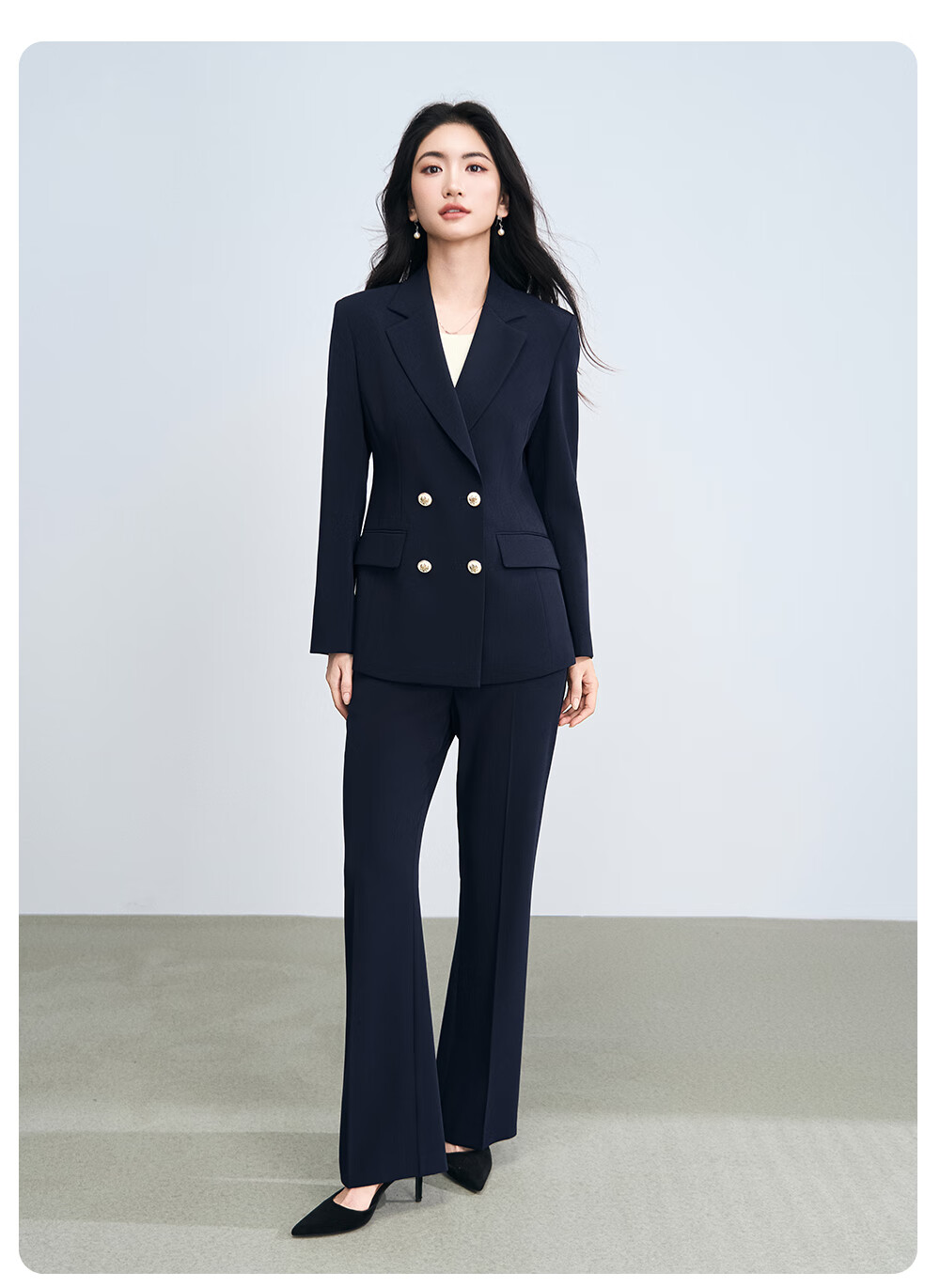 Miss Bird Women's Suit Set Interview Professional Formal High-End Business Workwear Blazer 19