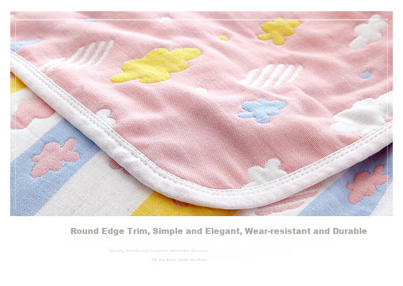 Hengyuanxiang Pure Cotton Gauze Towel Blanket, Six-Layer Thickened Blanket, Single Person Summer Cool Air Conditioning Thin Blanket, Nap Blanket, 150*200cm 20