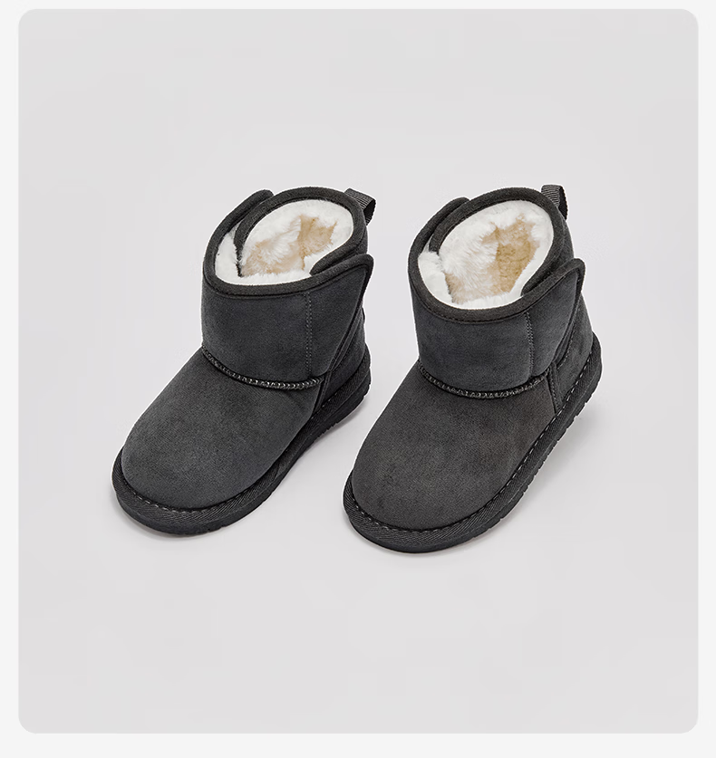 DAVE & BELLA Kids Snow Boots Boys Winter Girls Fleece Lined Cotton Shoes Warm Children's Snow Boots DB4224193 10