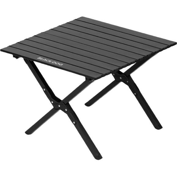 Black Dog Egg Roll Folding Picnic Table Outdoor Camping Portable Table Night Black Model 60 (2-4 People)