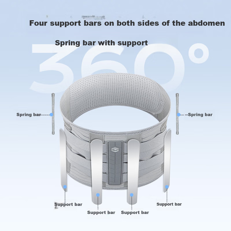 JD Original Y400 Medical Back Support Belt for Herniated Disc, Lumbar Muscle Strain, Post-Surgery Support, Long Sitting Waist Brace, Size L