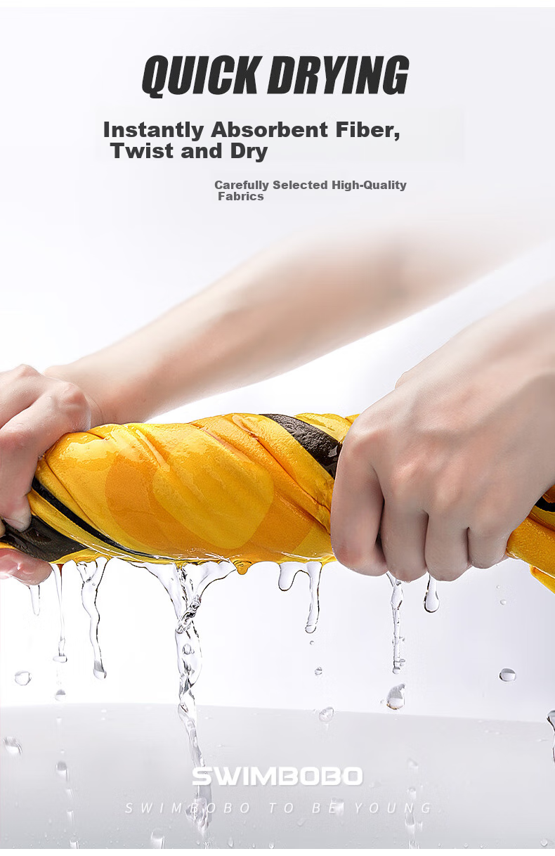 Swimbobo Quick-Drying Bath Towel for Women, Absorbent Large Towel, Swimming Bath Towel for Men, Sports Travel Children Hot Spring Vacation Beach Towel 105L 6
