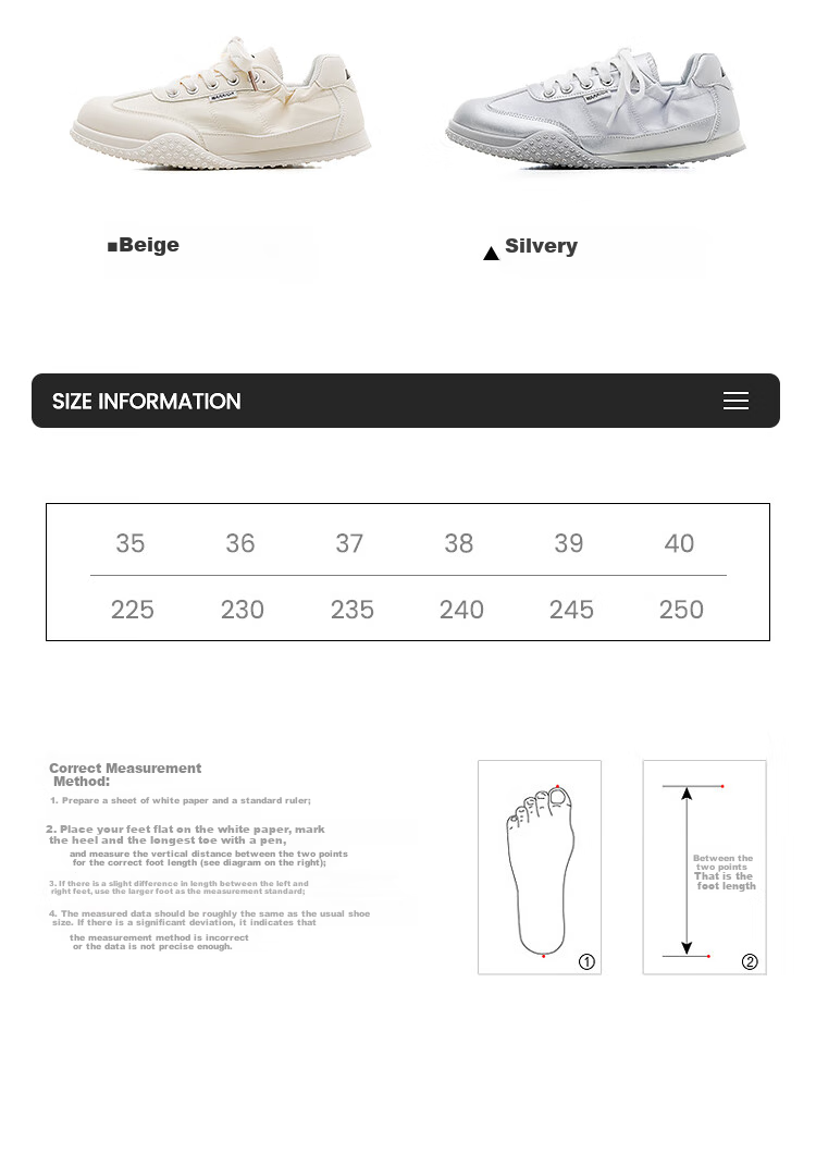 Huili Women's Shoes, Dexun Shoes for Women, 2026 New Style Comfortable Trendy Versatile Ladies' Shoes, Silver, Size 37 6