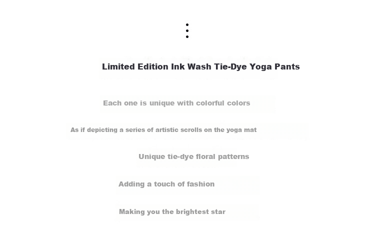 I'd National Style Tie-Dye Printed Yoga Pants for Women, Nude Feel Slim High-Waisted Butt-Lifting Running Fitness Yoga Pilates Leggings 2