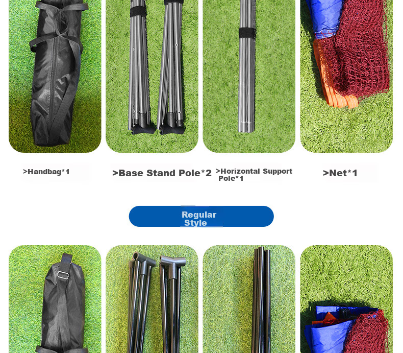 Bibiqi Portable Adjustable Height Portable Basketball Hoop, Foldable Simple Standard Net, 6.1 Meters 15