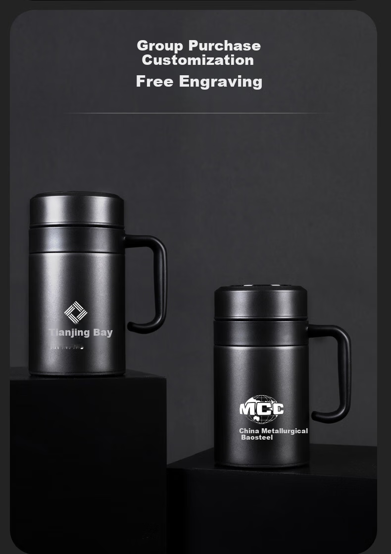 Jieanxi Insulated Mug, 316 Stainless Steel, Smart Temperature Display, Large Capacity, Office Tea Cup, Home Use, 520ml Gift 14