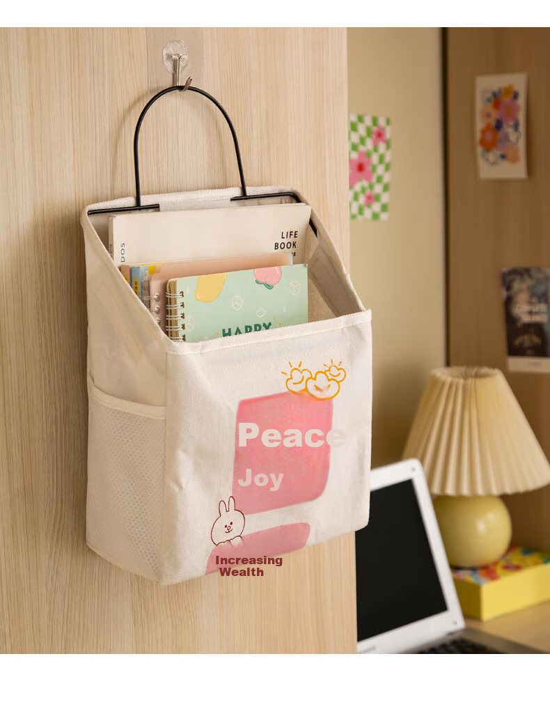 Fanyejia Dorm Bedside Storage Hanging Bag, Bedside Organizer Rack, Bunk Bed Helper for Students, Bedside Clutter Organizer Basket 20