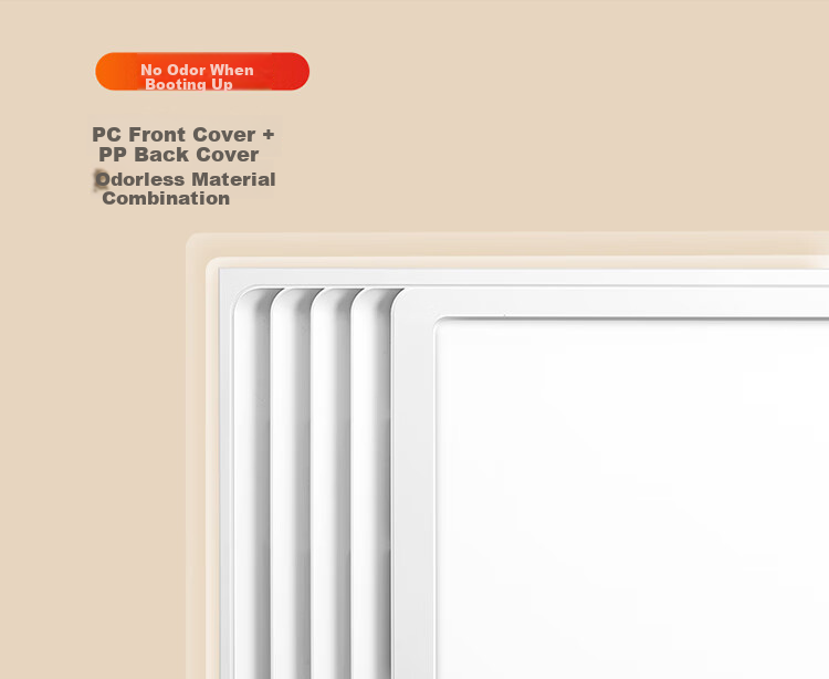 BULL Wind Heating Bathroom Heater, 2500W, Heating And Blowing Air, Ventilation And Lighting Integrated, Button Switch GY25AJZ 12