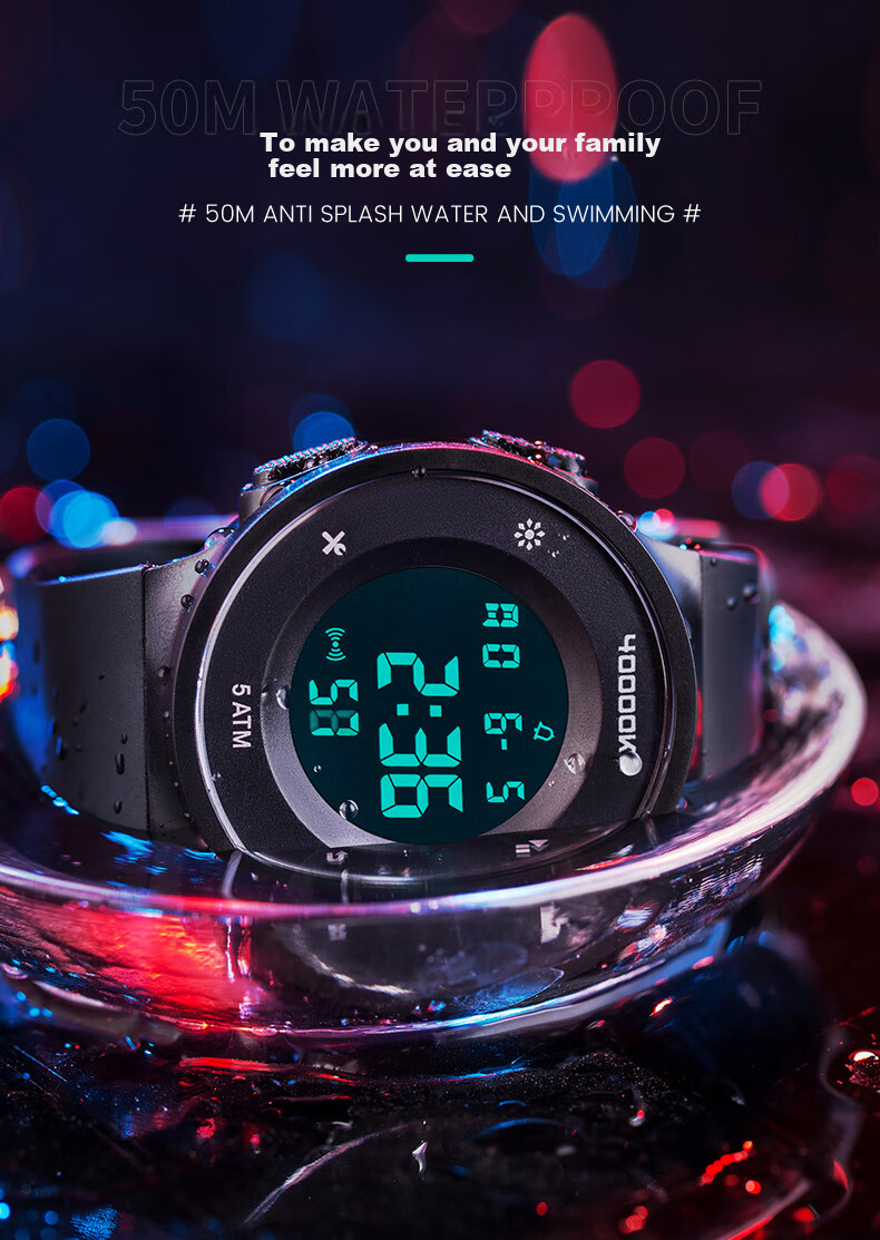 40,000 Kilometers Middle School Student Smart Lightweight Girls Sports Waterproof Vibration Alarm Clock Step Counter Wristband Children's Day Gift 6