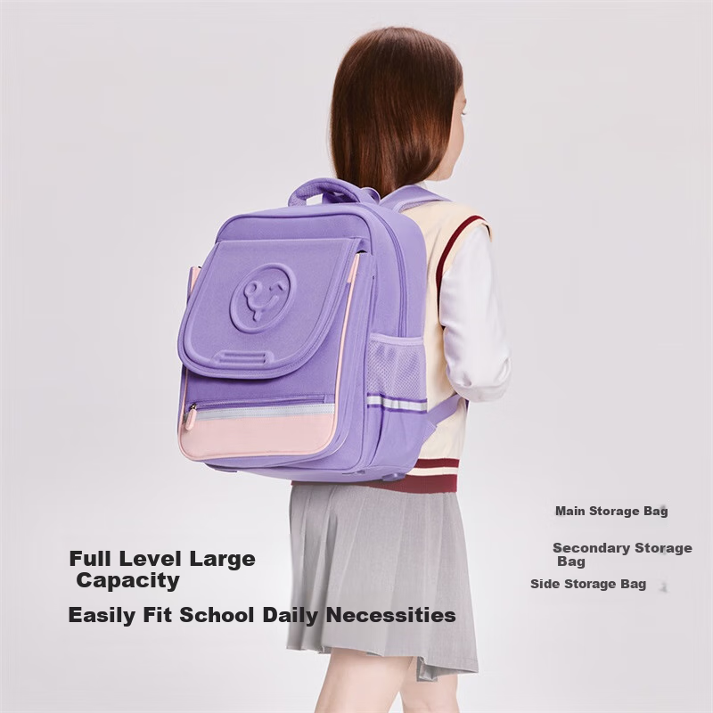 YEEHOO Backpack for Children, Large Capacity, Multifunctional, Lightweight And Comfortable Schoolbag for Grades 1-6 Elementary Students, Boys And Girls