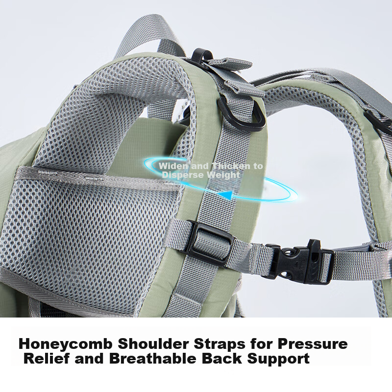 CAMEL Outdoor Professional Hiking Backpack Large Capacity Travel Tourism Backpack for Hiking And Climbing, Unisex Shoulder Bag, Gray Bean Gree